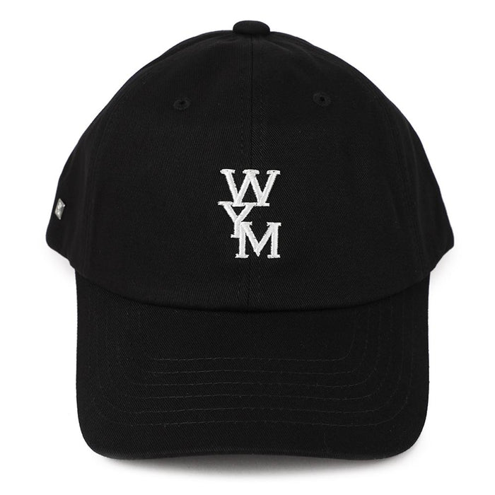 WOOYOUNGMI Black Logo Cotton Baseball Cap W261CA51 661B