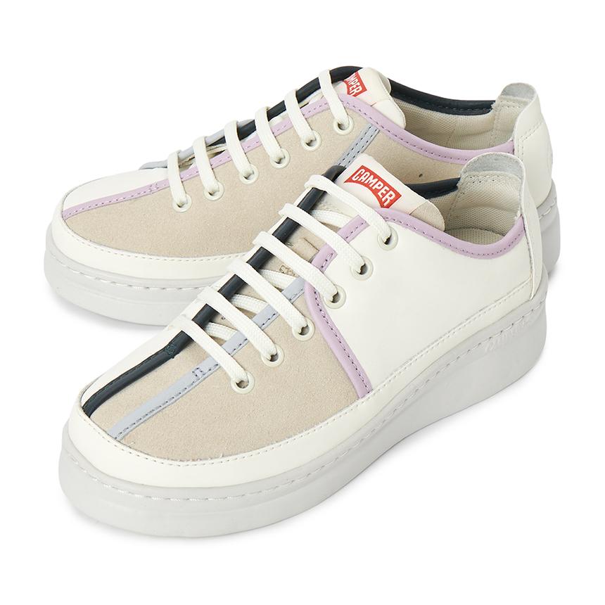 Camper TWINS Women’s Leather Low-Top Sneakers K201580 004