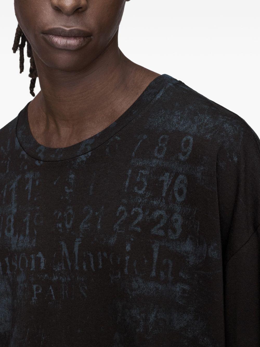 Maison Margiela Short Sleeve Cotton T-Shirt Black Men’s