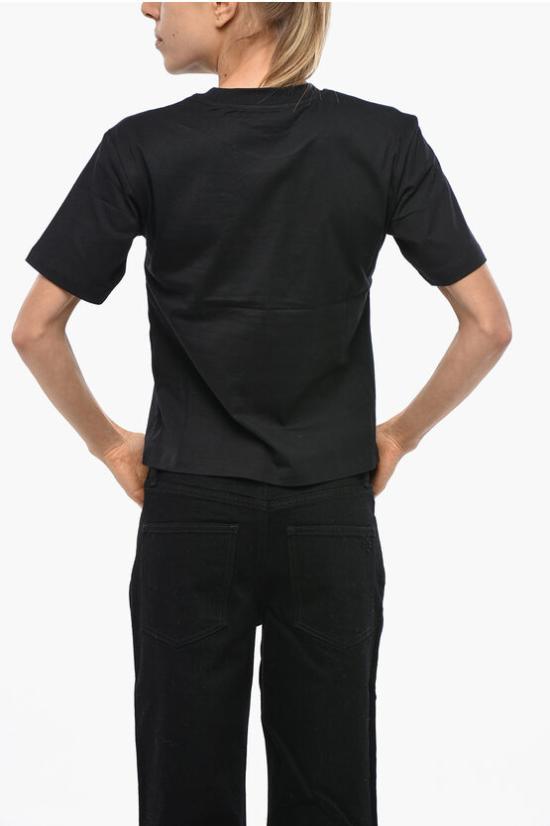 MSGM Black Short Sleeve T-Shirt 3441 MDM189 23700299