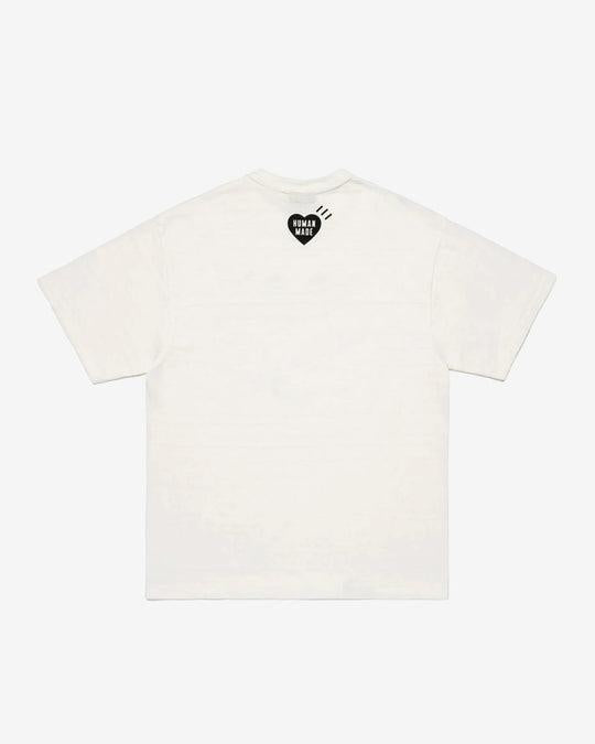Humanmade Short Sleeve T-Shirt Men’s Cotton Tee HM31TE006 WHITE DOM