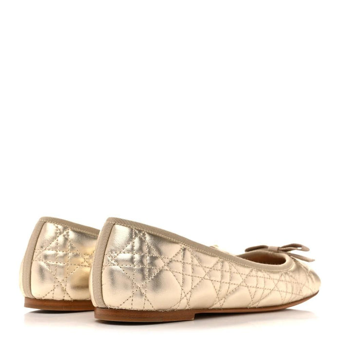 DIOR Metallic Women’s Ballerina Flat Shoes