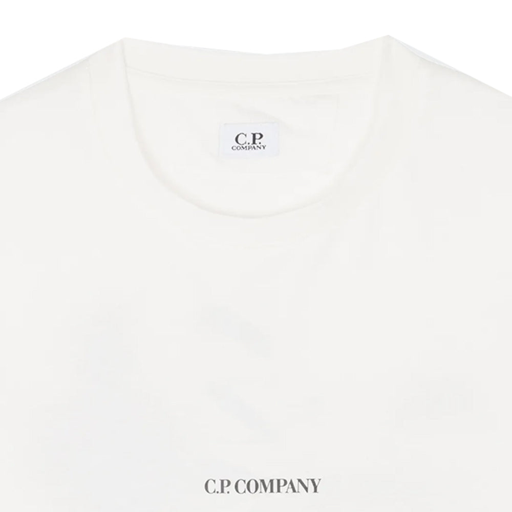 CP Company Back Logo Print T-Shirt White Men's