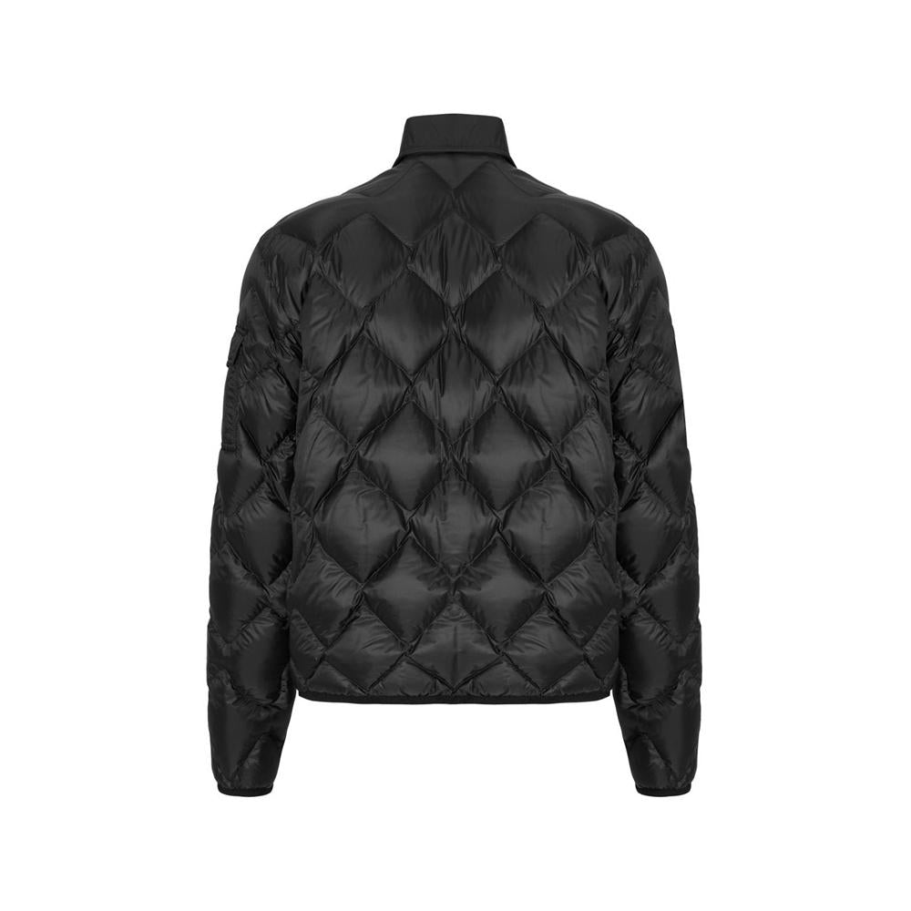 Moncler Logo Patch Lightweight Down Jacket Black Men’s 1G00006 597XQ 999