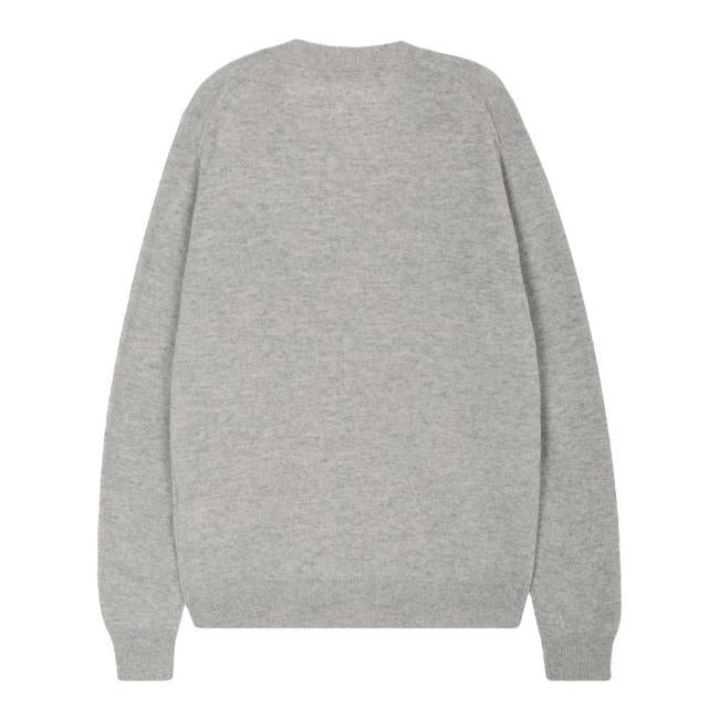 Acne Studios Face Logo Gray Cardigan