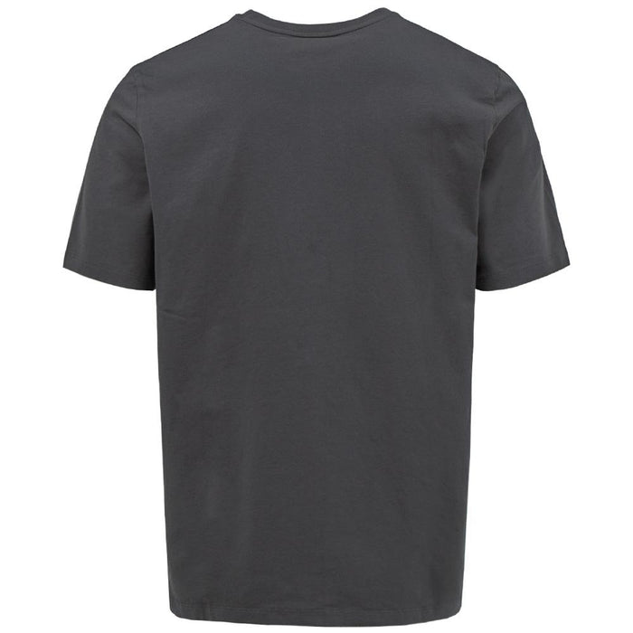 Maison Kitsune Fox Head Patch Regular Fit Charcoal Short Sle PM00107 KJ7026 P180