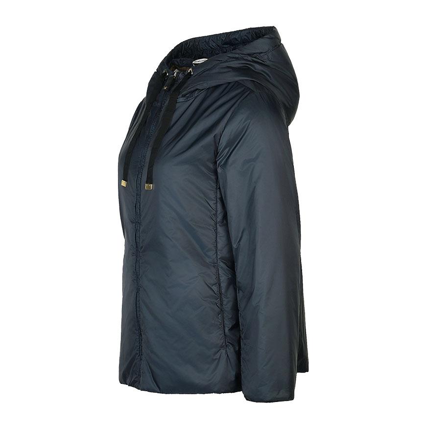 Max Mara Women’s Water-Repellent Green Hooded Down Puffer Jacket