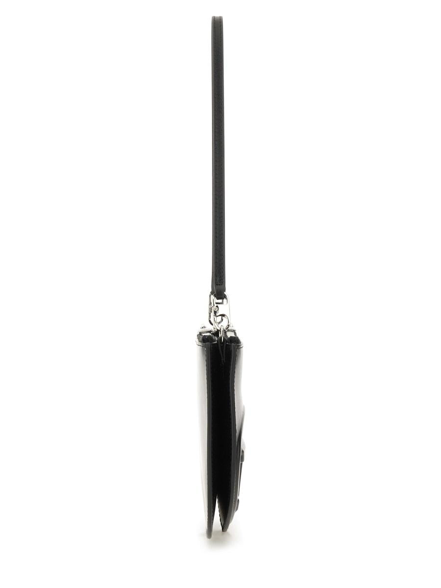 DIESEL Black Leather Shoulder Bag