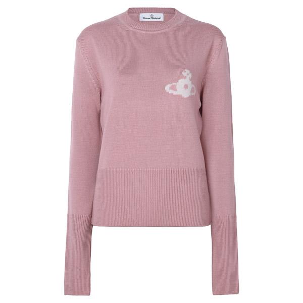 Vivienne Westwood Rose Katie Jumper Wool Turtleneck Knit Sweater
