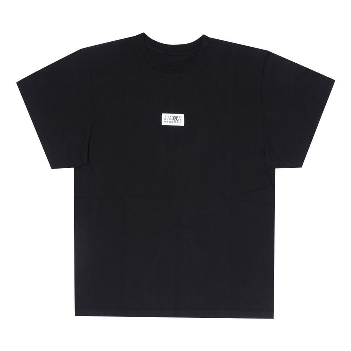 Maison Margiela Black Cotton Short Sleeve T-Shirt for Men