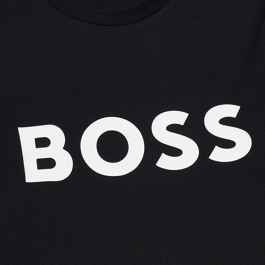 HUGO BOSS Logo Print T-Shirt Black White Men’s