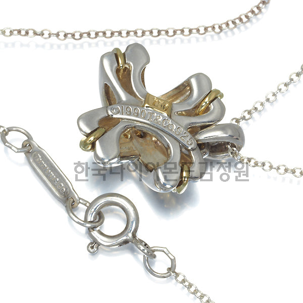Tiffany & Co 18K Gold Two-Tone Men’s Necklace 53cm Pendant Chain