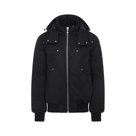 Moose Knuckles Original Velastic Neoshere Bomber Jacket W M35MB000S305 BLACK DOM