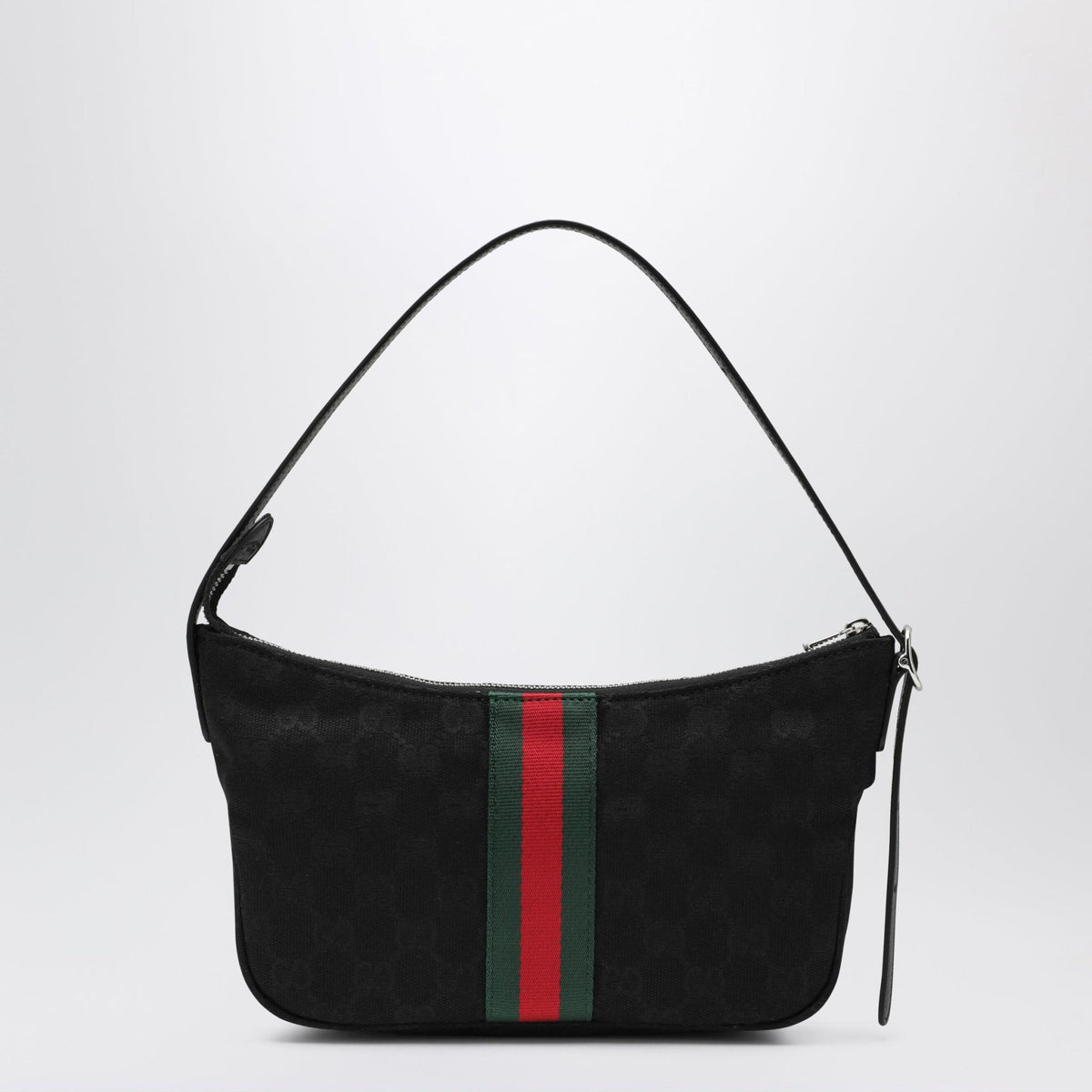 GUCCI Black Leather Crossbody Bag