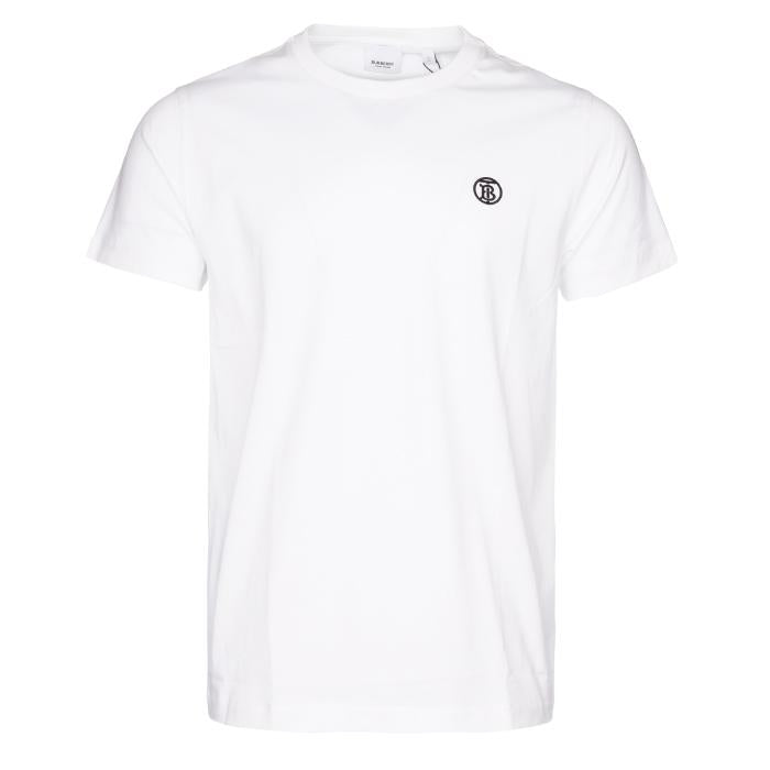 BURBERRY Men’s Monogram Motif Cotton T-Shirt White