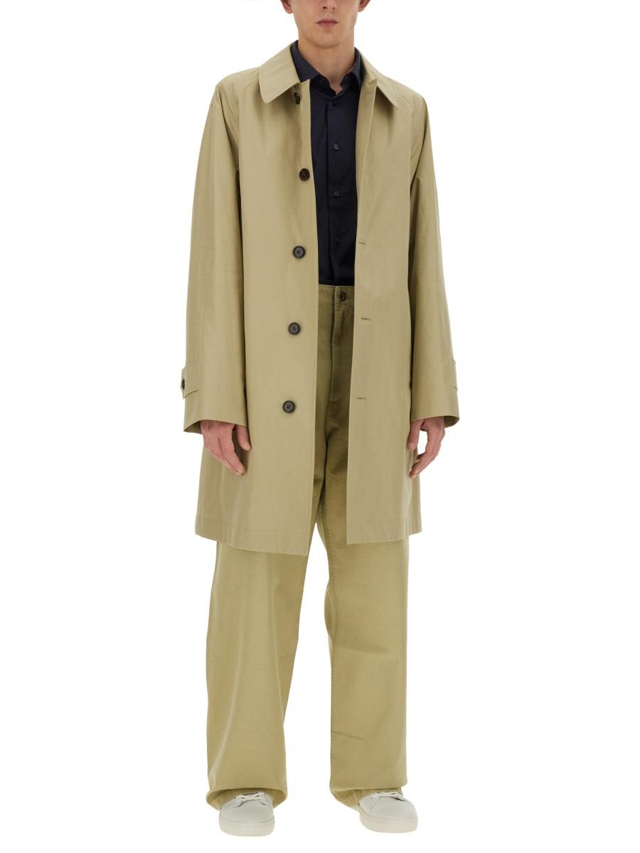BURBERRY Beige Wool Tailored Suit Pants for Men