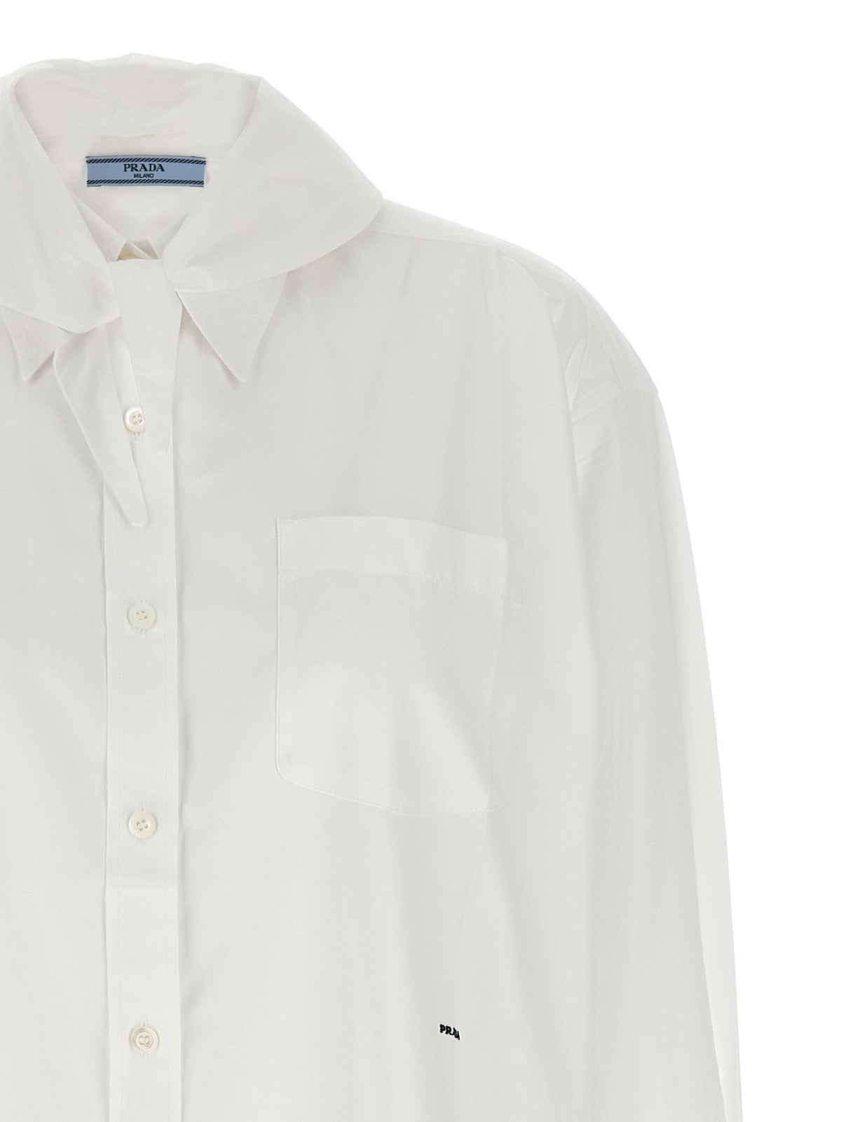 PRADA Black Long Sleeve Button-Up Shirt