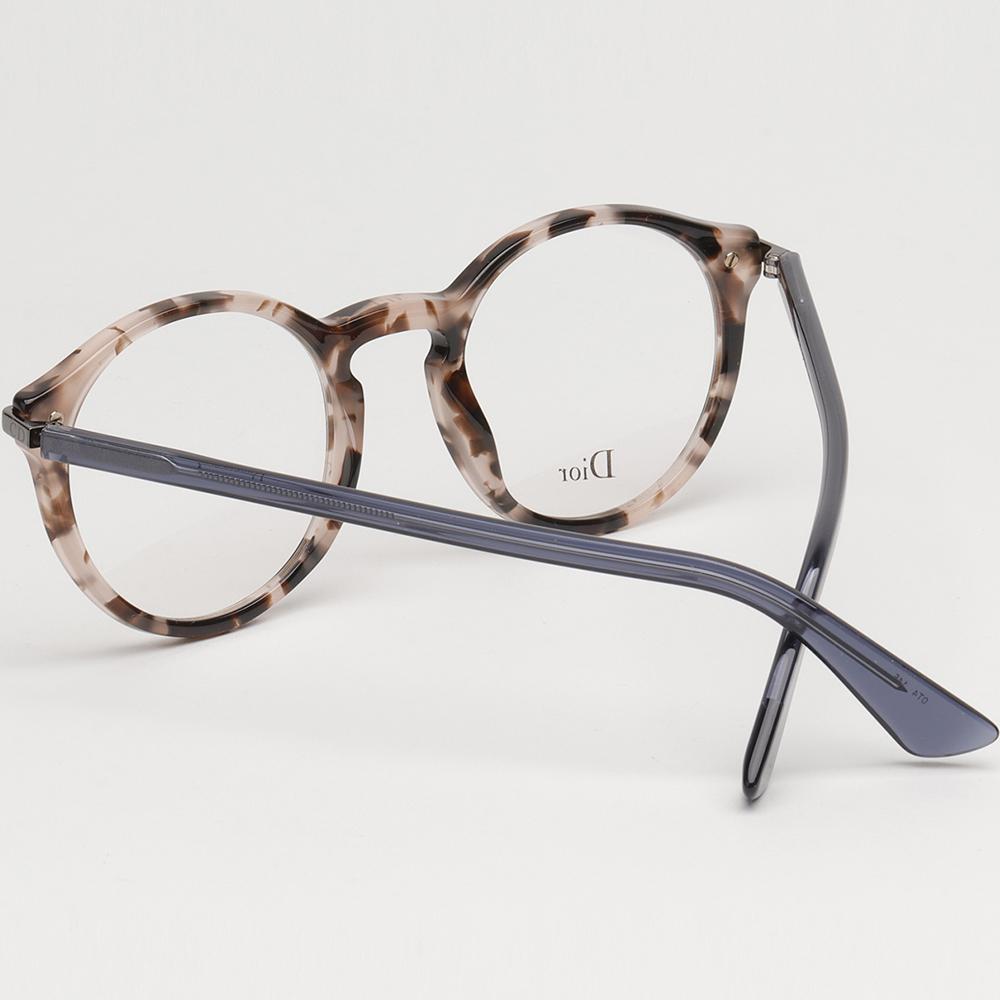 DIOR Round Acetate Eyeglass Frames Unisex Fashion DIORESSENCE5 0T4