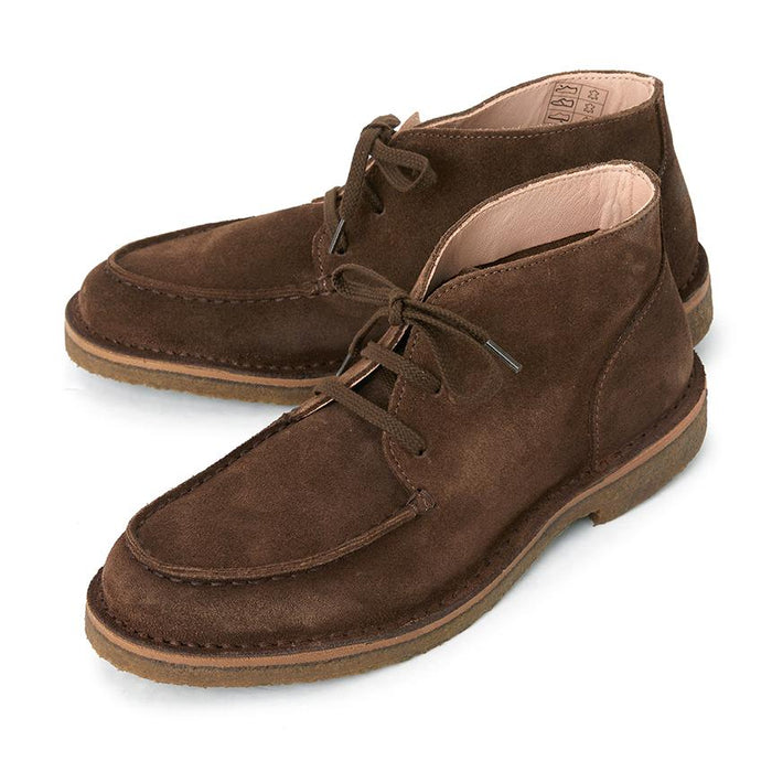 astorflex Dark Khaki Suede Mid Boots for Men
