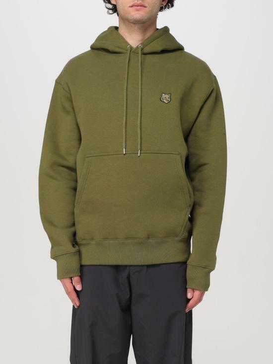 Maison Kitsune Bold Fox Head Patch Comfort Hoodie Foxhead MM00713 KM0307 P384