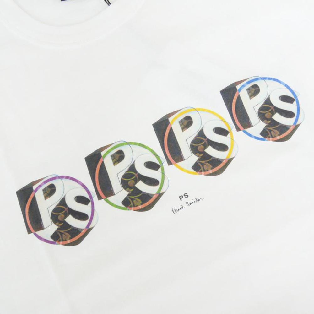 Paul Smith 3D Print White T-Shirt M2R 220X PP5120 02