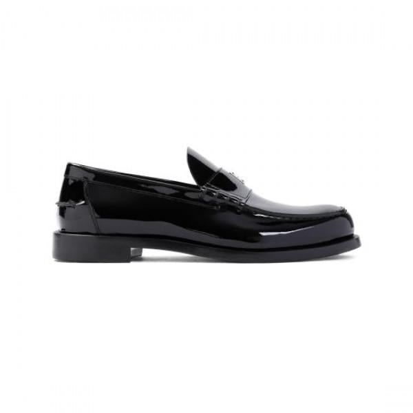 GIVENCHY Mr G Leather Loafers Black Men's Shoes BH202 GH1QR 001