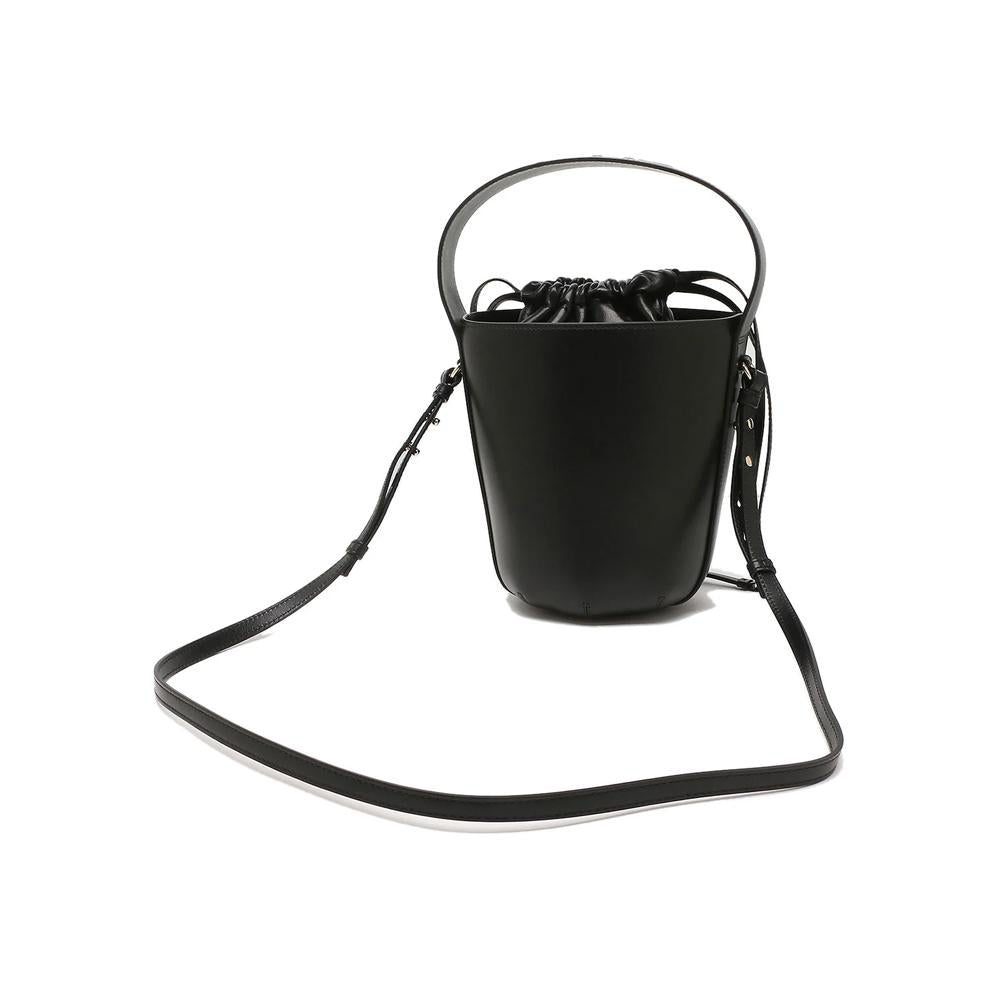 Chloe Black Leather Bucket Shoulder Bag CHC23US420I60 001