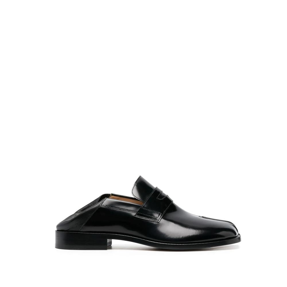 Maison Margiela Black Leather Loafers