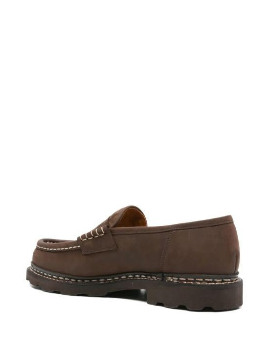 PARABOOT Leather Loafer GRINGO DOM Black Men's Shoes