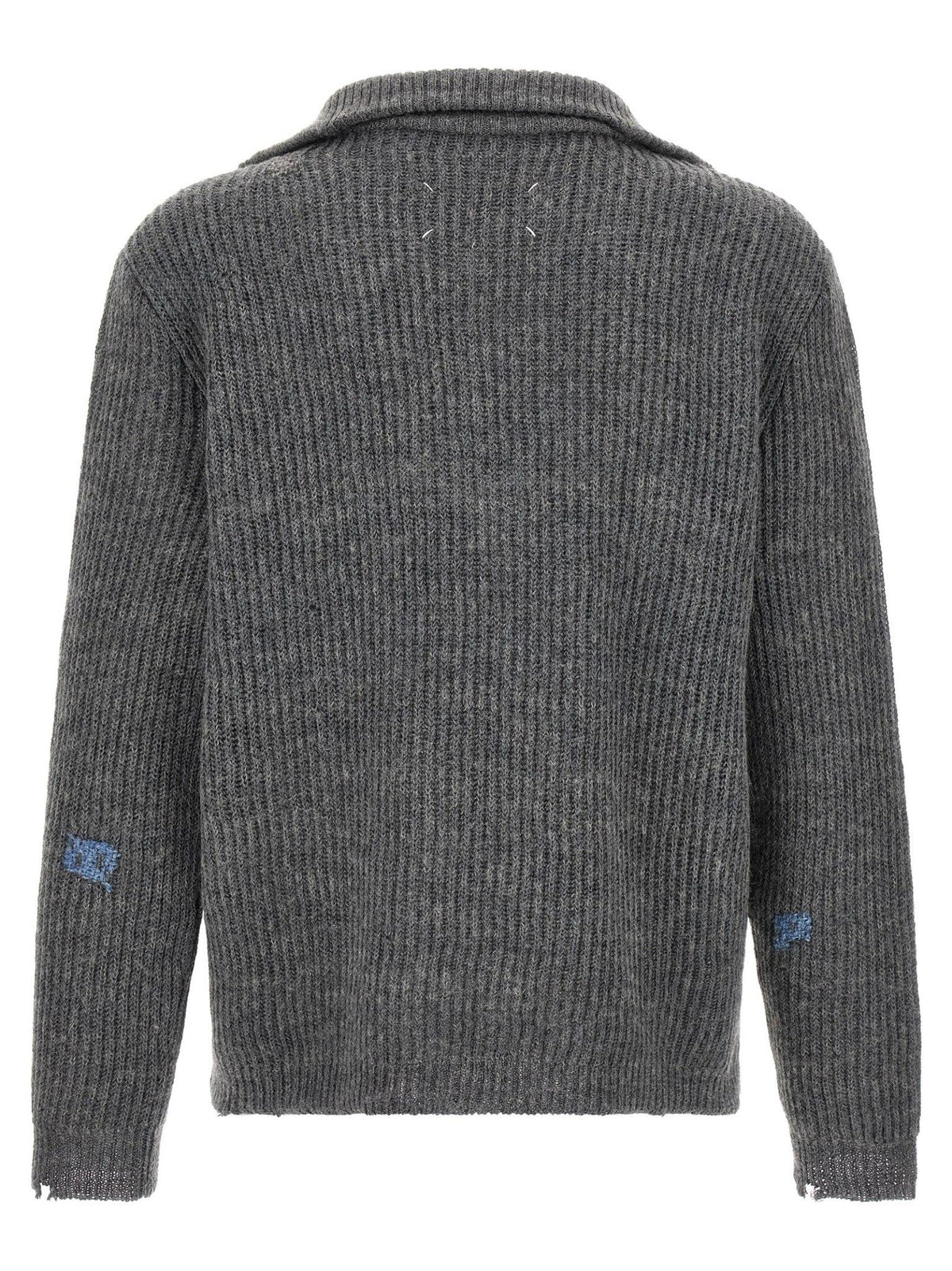 Maison Margiela Black Wool Turtleneck Sweater for Men