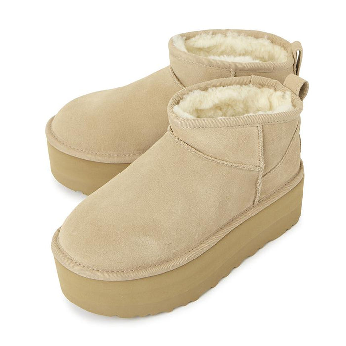 Ugg Classic Ultra Mini Platform Women’s Ankle Boots Sand