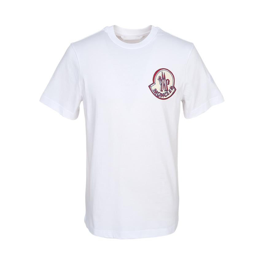 Moncler Men’s Short Sleeve T-Shirt White Cotton