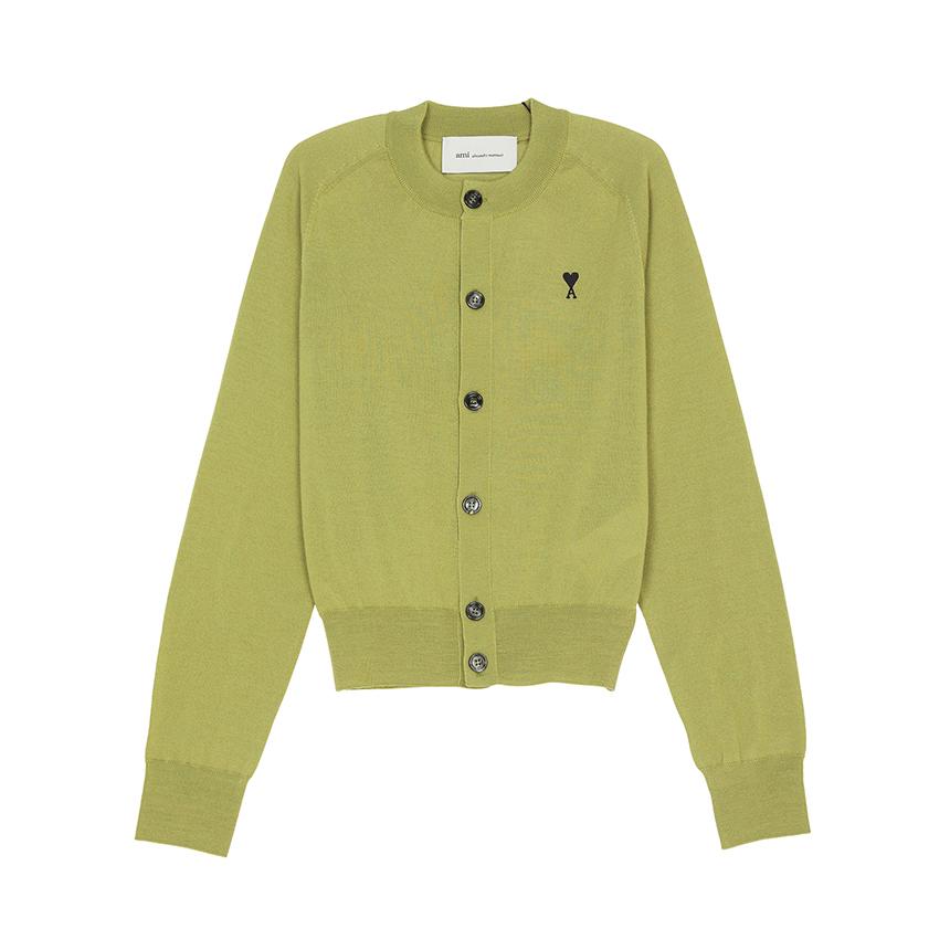 AMI Women’s Knit Cardigan FKC386 KN0039 A091
