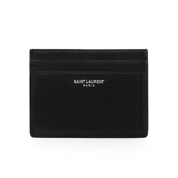 Saint Laurent Men’s Leather Card Holder Wallet 375946 0U90N 1000