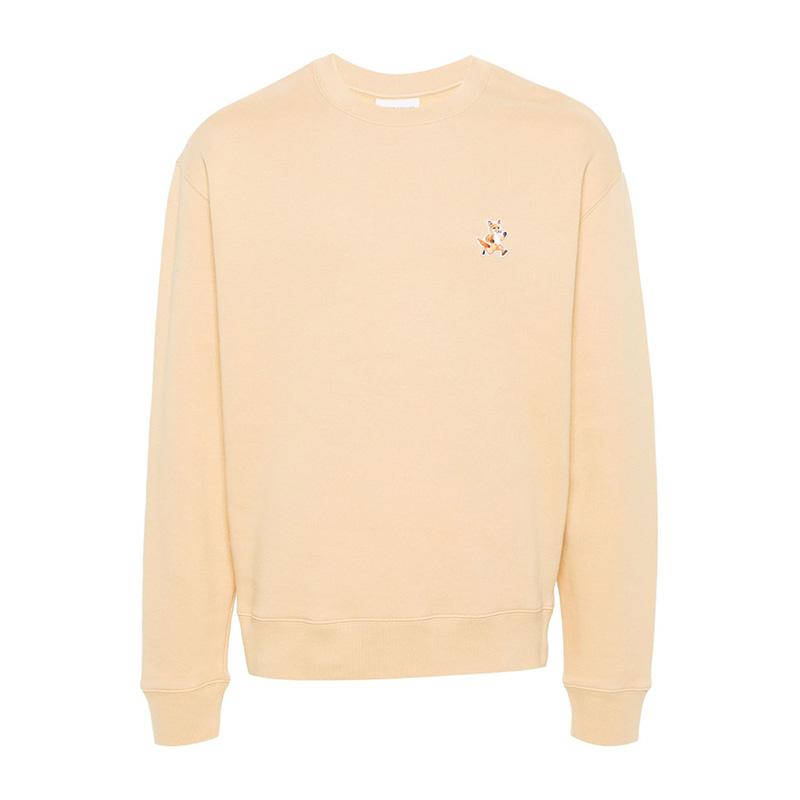 Maison Kitsune Speedy Fox Beige Sweatshirt MM00313 KM0307 P239