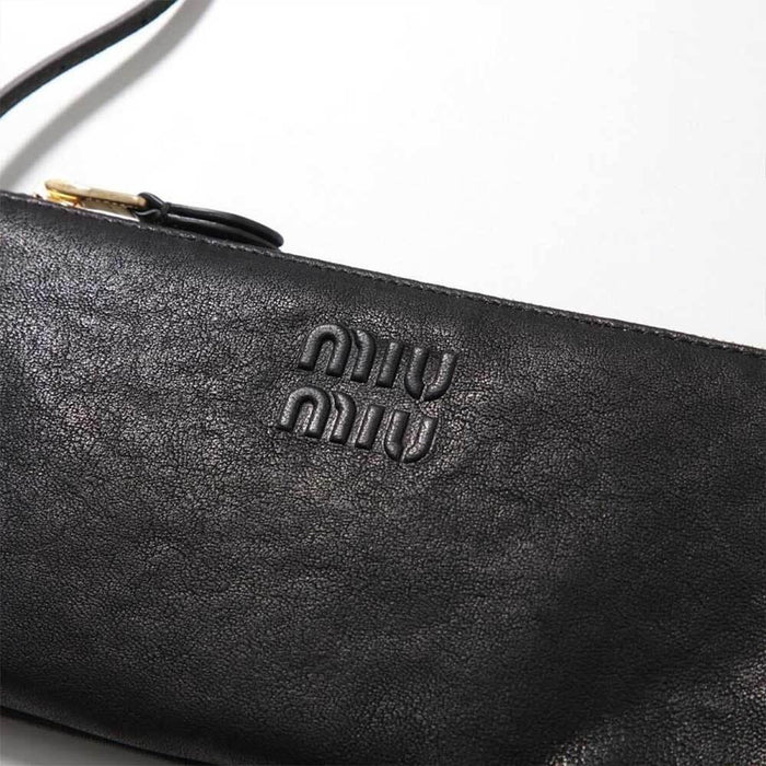Miu Miu Leather Mini Shoulder Pouch Bag 5NE841 2IG4 F05AJ