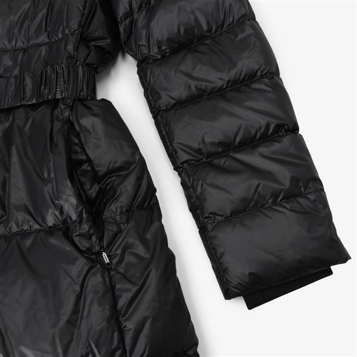 BURBERRY Sandsend Belted Hooded Down Short Puffer Jacket for Women