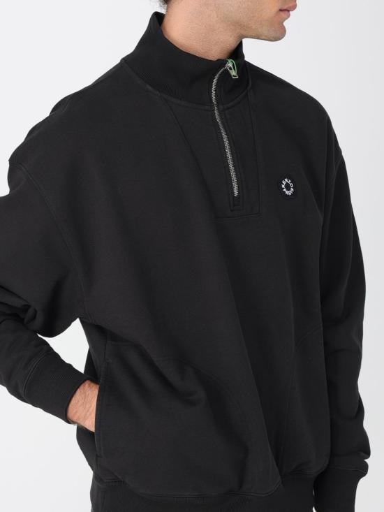 KENZO Black Long Sleeve Sweatshirt for Men FF55SW2414MC99J
