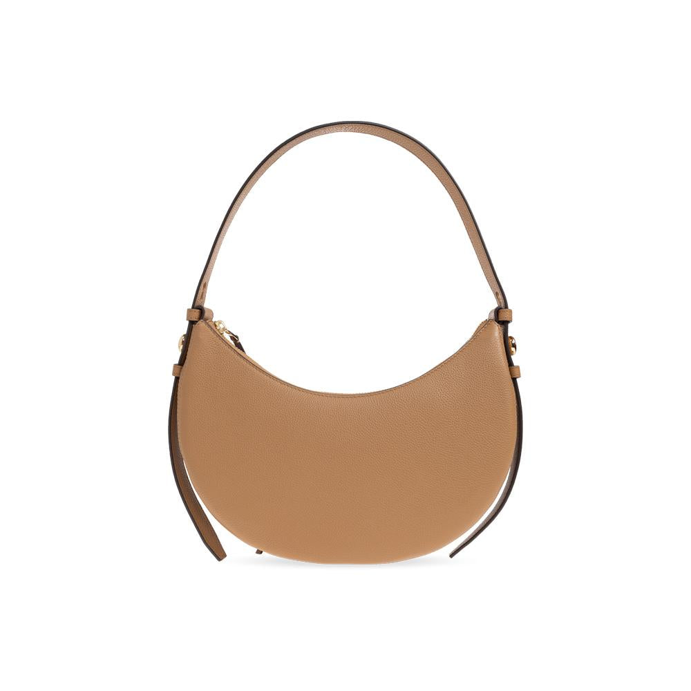 Tory Burch Romy Half Moon Shoulder Bag Tiramisu Brown 178677 227