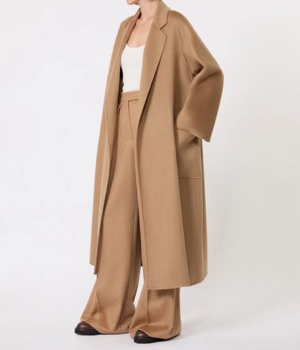 Max Mara Camel Wool Ludmilla Coat 068