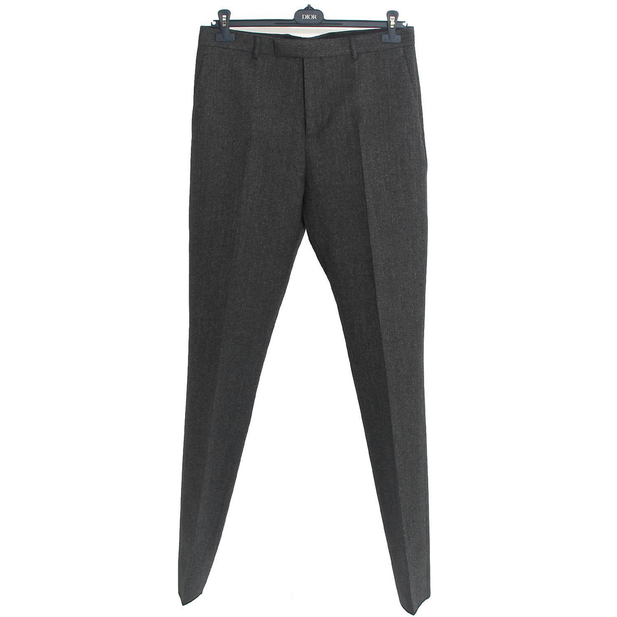 DIOR MEN Grey Virgin Wool Silk Classic Pants 443C131A6278 830