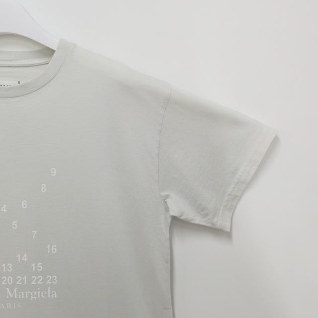 Maison Margiela Back Stitch Number Logo Short Sleeve T-Shirt White