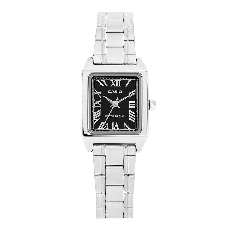 Casio Black Dial Stainless Steel Women’s Watch LTP V007D 1BUDF
