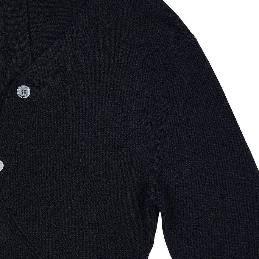 Comme des Garcons Invader Knit Cardigan Men P1N088 BLACK