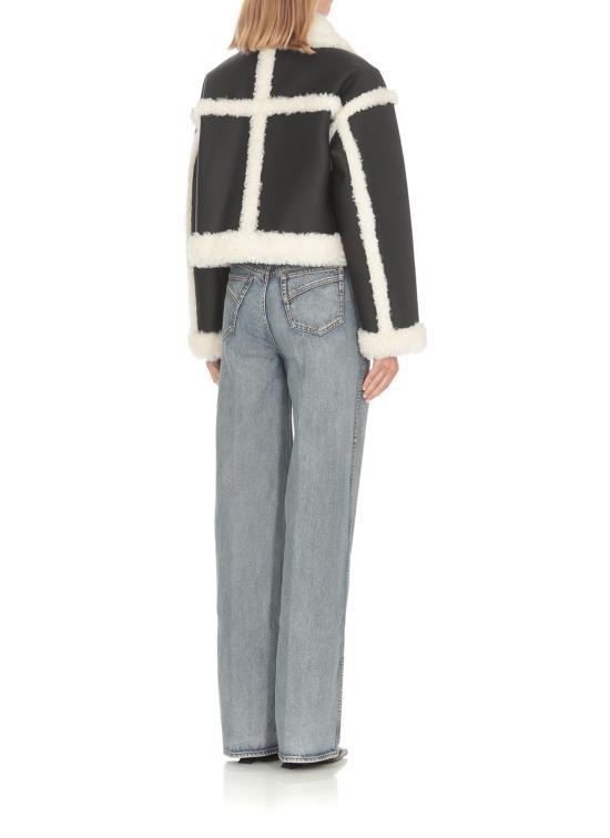 STAND STUDIO Shearling Faux Fur Jacket for Women 61090901089100 DOM