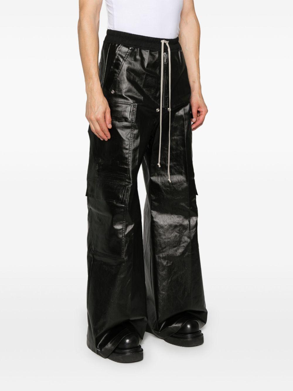 Rick Owens CargoBela Wide Cargo Pants Black RU02D6339 SCT 09