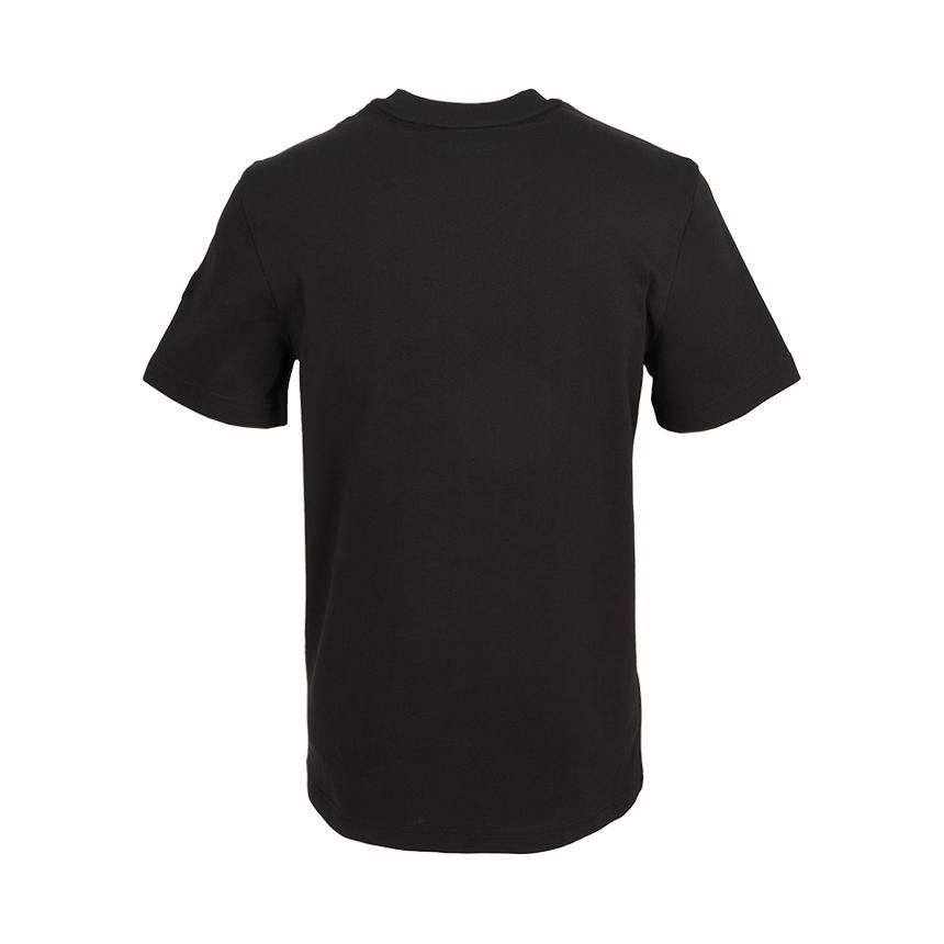 Moncler Men’s Short Sleeve T-Shirt Black Cotton
