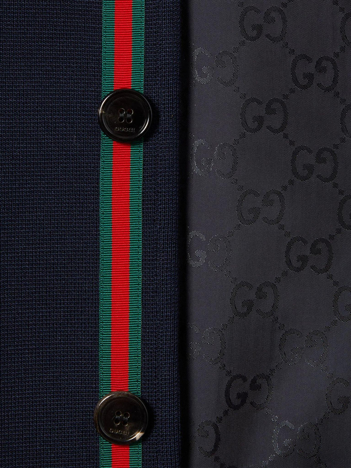 GUCCI Black Wool Blend Single-Breasted Blazer Jacket for Men