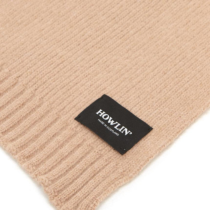 HOWLIN Camel Wool Scarf Unisex