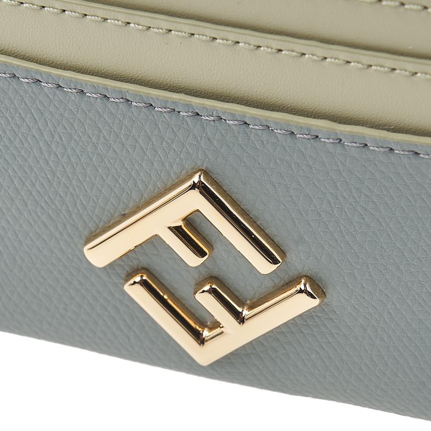 FENDI Women FF Diamond Card Holder Wallet 8M0445 ALV4 F1SL3